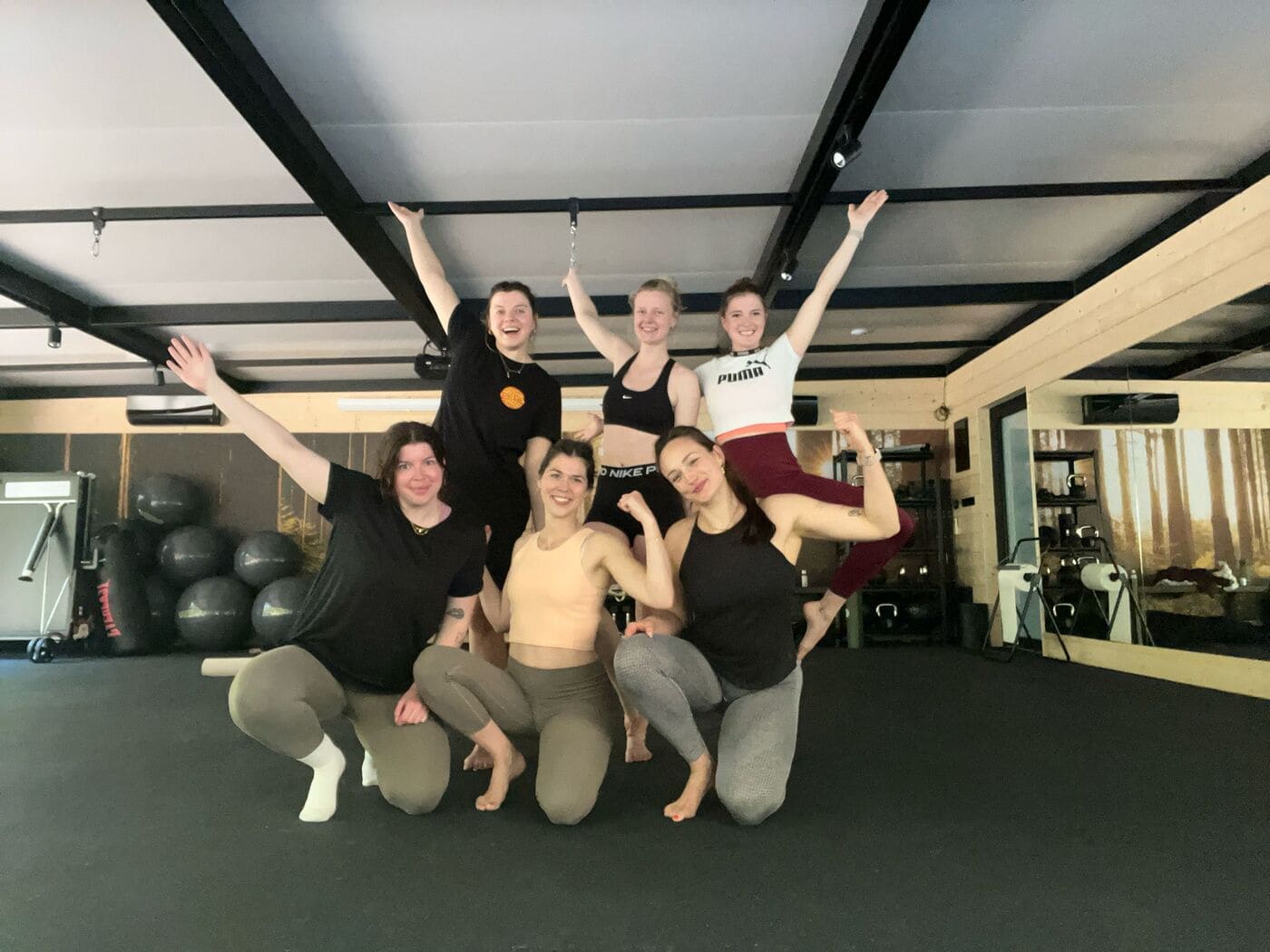 Pilates-Übung aus der 1. Edition des Retreats